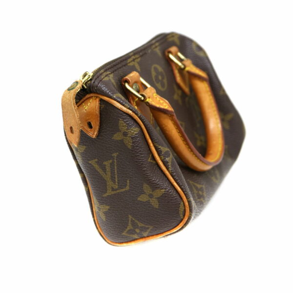 a22 2300 4 Louis Vuitton Mini Speedy Handbag Shoulder Bag Monogram Canvas Brown