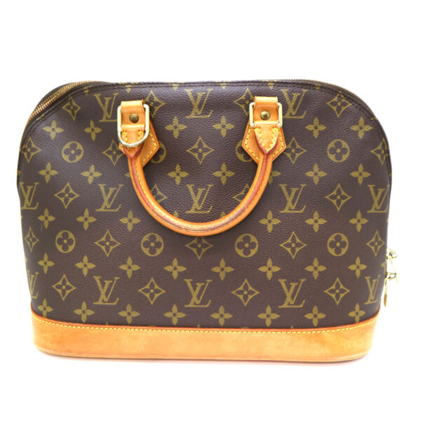 a22 2425 2 Louis Vuitton Alma Handbag Damier Canvas Brown