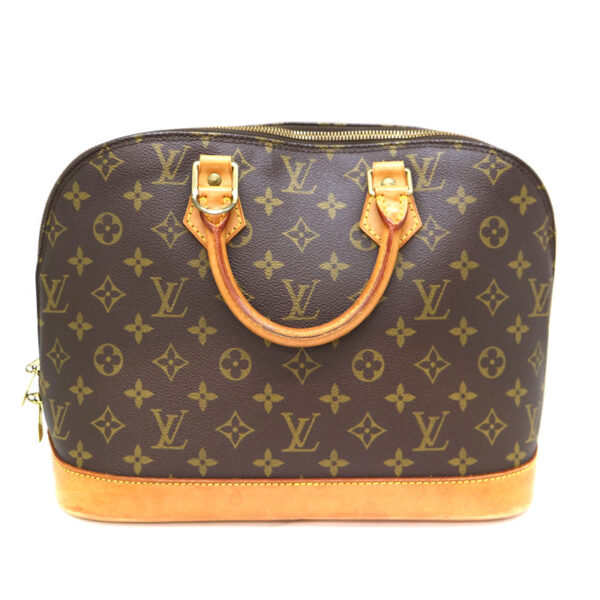 a22 2425 3 Louis Vuitton Alma Handbag Damier Canvas Brown