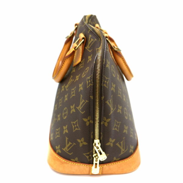 a22 2425 4 Louis Vuitton Alma Handbag Damier Canvas Brown