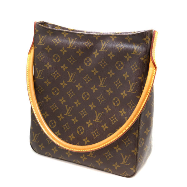 a22 2545 1 Louis Vuitton Looping GM Shoulder Bag Monogram Brown