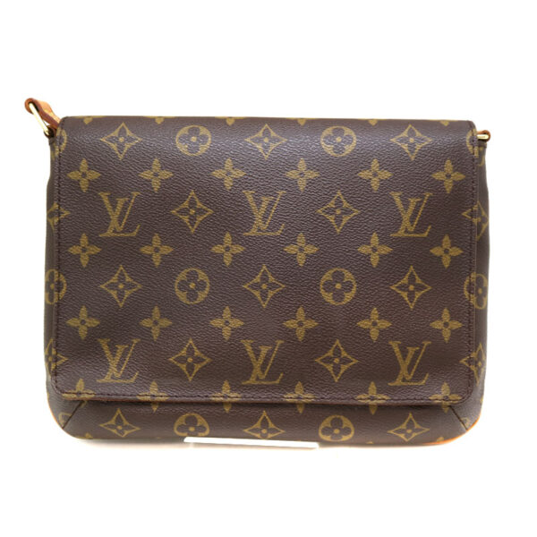 a22 2577 2 Louis Vuitton Musette Tango Short Shoulder Bag Monogram Canvas Brown