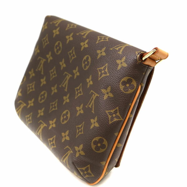 a22 2577 5 Louis Vuitton Musette Tango Short Shoulder Bag Monogram Canvas Brown