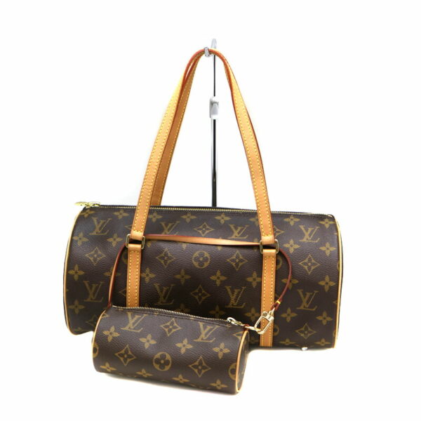 a22 2596 2 Louis Vuitton Papillon 30 Handbag Monogram Canvas Brown