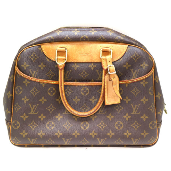 a22 2597 2 Louis Vuitton Bowling Vanity Handbag Monogram Brown