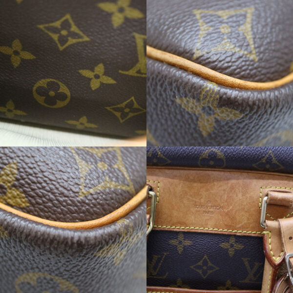 a22 2597 7 Louis Vuitton Bowling Vanity Handbag Monogram Brown