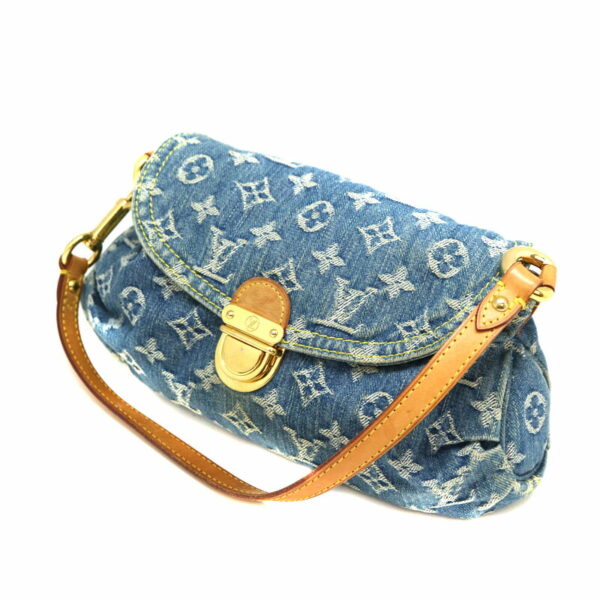 a22 2702 1 Louis Vuitton Mini Pleaty Handbag Monogram Denim Blue