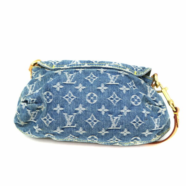 a22 2702 3 Louis Vuitton Mini Pleaty Handbag Monogram Denim Blue