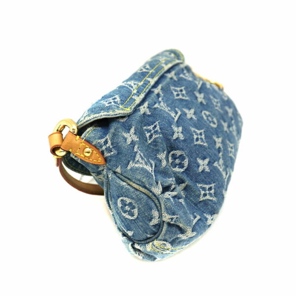 a22 2702 4 Louis Vuitton Mini Pleaty Handbag Monogram Denim Blue