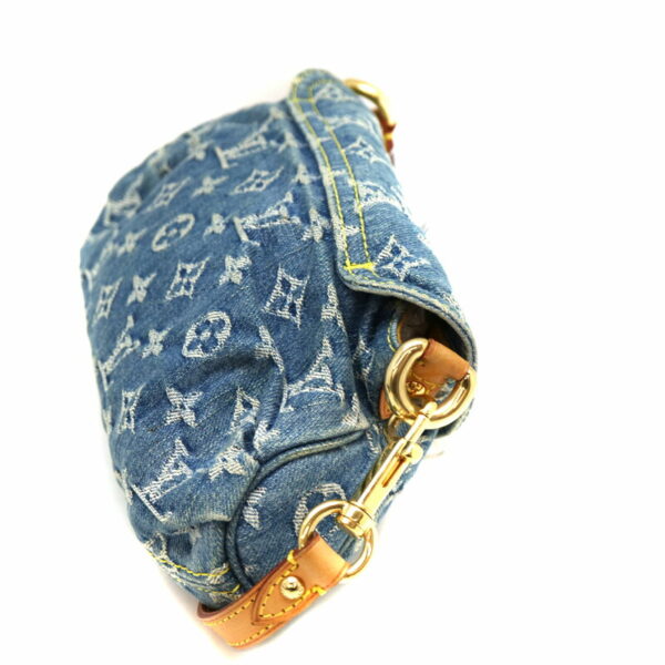 a22 2702 5 Louis Vuitton Mini Pleaty Handbag Monogram Denim Blue