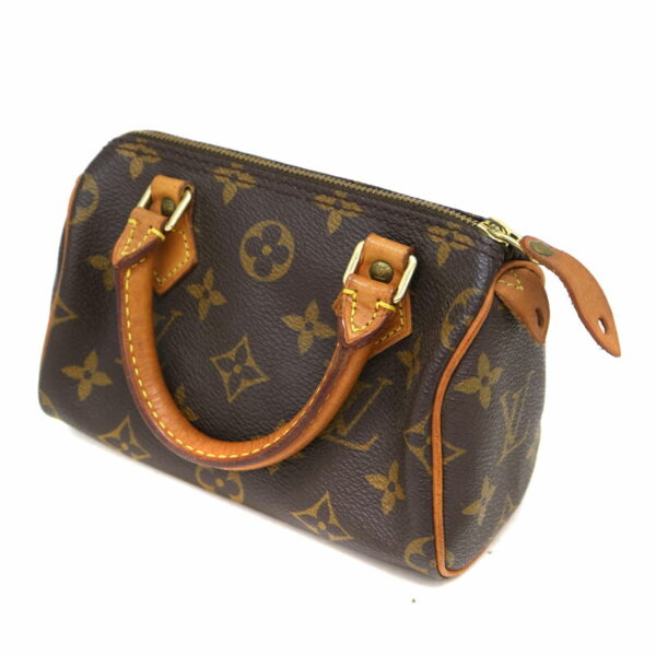 a22 2923 1 Louis Vuitton Mini Speedy Handbag Monogram Canvas Brown