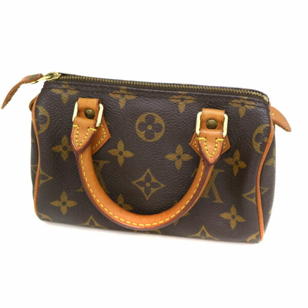 a22 2923 3 Louis Vuitton Mini Speedy Handbag Monogram Canvas Brown