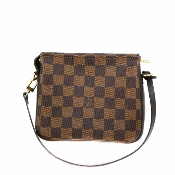 a22 2944 3 Louis Vuitton Truth Pouch Handbag Damier Canvas Ebene Brown