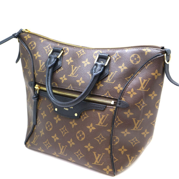 a22 3059 1 Louis Vuitton Tournelle PM Shoulder Bag Monogram Black Brown