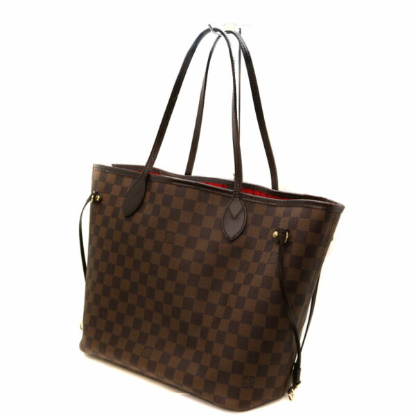 a22 3266 1 Louis Vuitton Neverfull MM Tote Bag Damier Brown