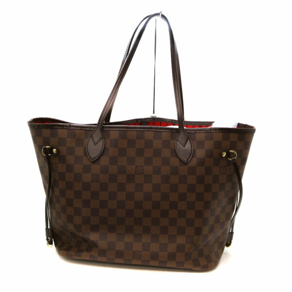 a22 3266 3 Louis Vuitton Neverfull MM Tote Bag Damier Brown