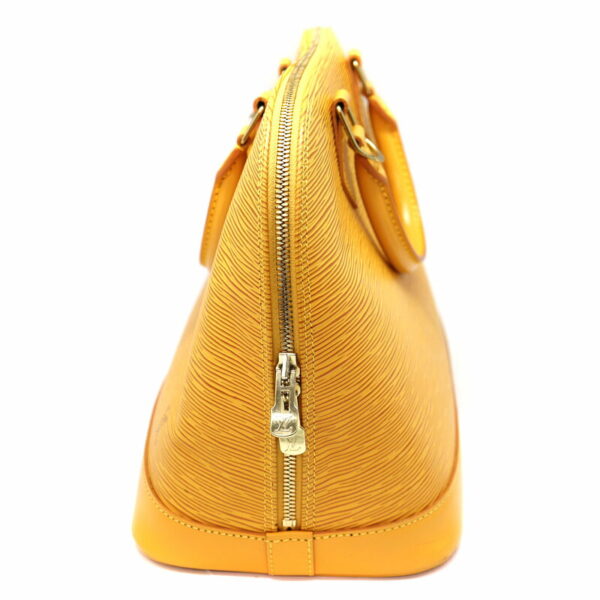 a22 3633 4 Louis Vuitton Alma Epi Leather Handbag Tassiliello Yellow