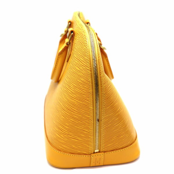 a22 3633 5 Louis Vuitton Alma Epi Leather Handbag Tassiliello Yellow