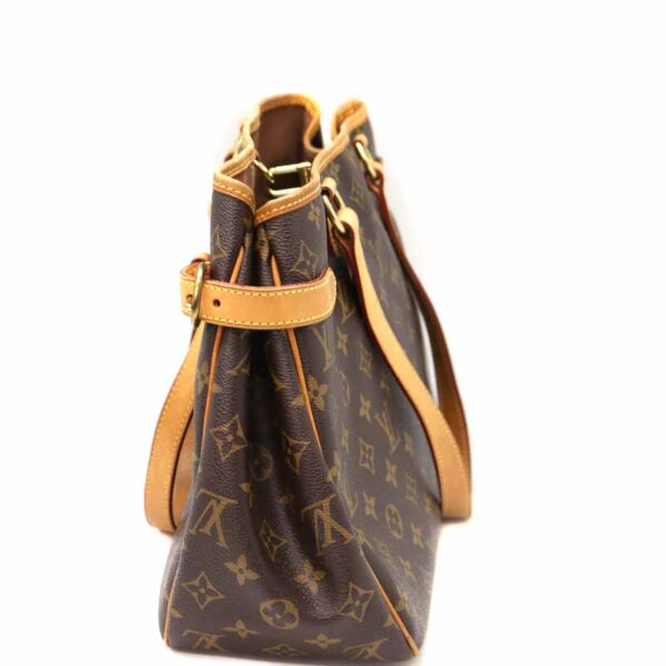 a22 3666 4 Louis Vuitton Batignolles Horizontal Shoulder Bag Monogram Canvas Brown