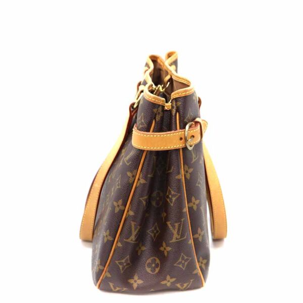 a22 3666 5 Louis Vuitton Batignolles Horizontal Shoulder Bag Monogram Canvas Brown