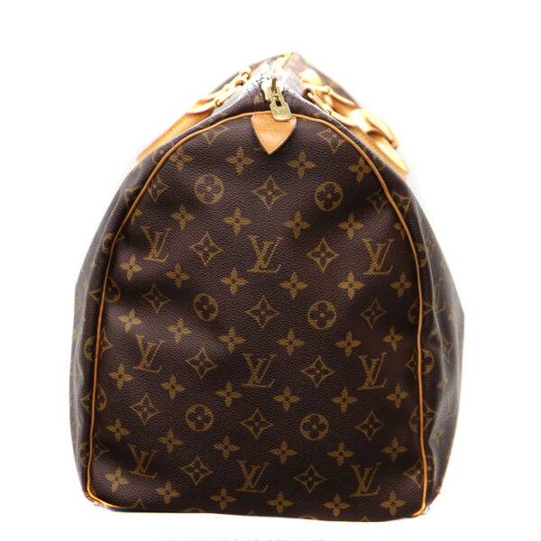 a22 3720 4 Louis Vuitton Keepall 55 Bag Monogram Canvas Brown