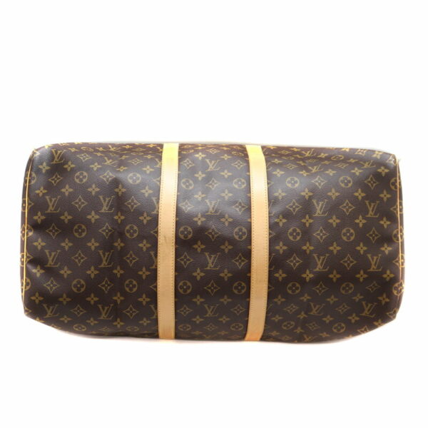 a22 3720 5 Louis Vuitton Keepall 55 Bag Monogram Canvas Brown