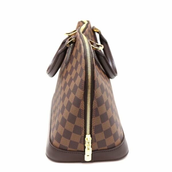 a22 3850 4 Louis Vuitton Alma Handbag Damier Canvas Ebene Brown