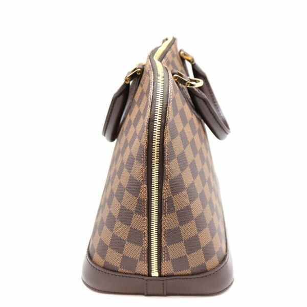 a22 3850 5 Louis Vuitton Alma Handbag Damier Canvas Ebene Brown