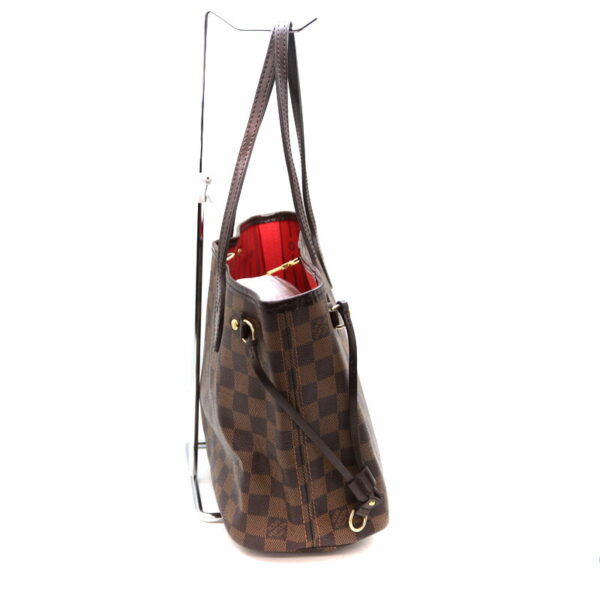 a22 3934 5 Louis Vuitton Neverfull PM Tote Bag Damier Canvas Ebene Brown