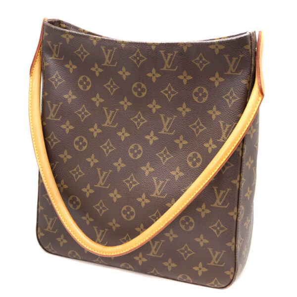 a22 4217 1 Louis Vuitton Looping GM Shoulder Bag Canvas Brown