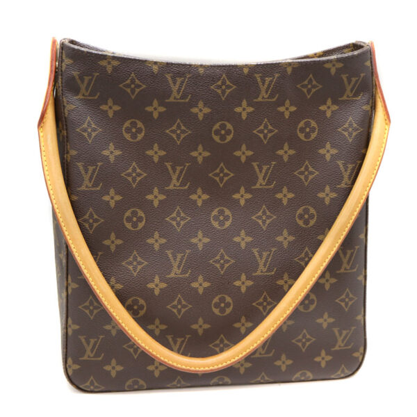 a22 4217 2 Louis Vuitton Looping GM Shoulder Bag Canvas Brown