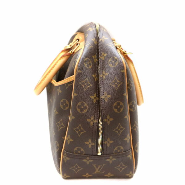 a22 4521 4 Louis Vuitton Bowling Vanity Handbag Monogram Canvas Brown