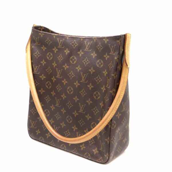 a22 4614 1 Louis Vuitton Looping GM Shoulder Bag Canvas Brown