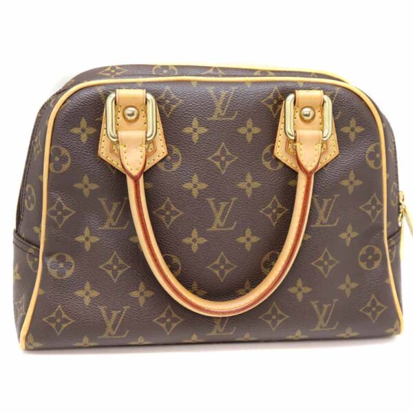 a22 4855 3 Louis Vuitton Manhattan PM Handbag Monogram Canvas Brown