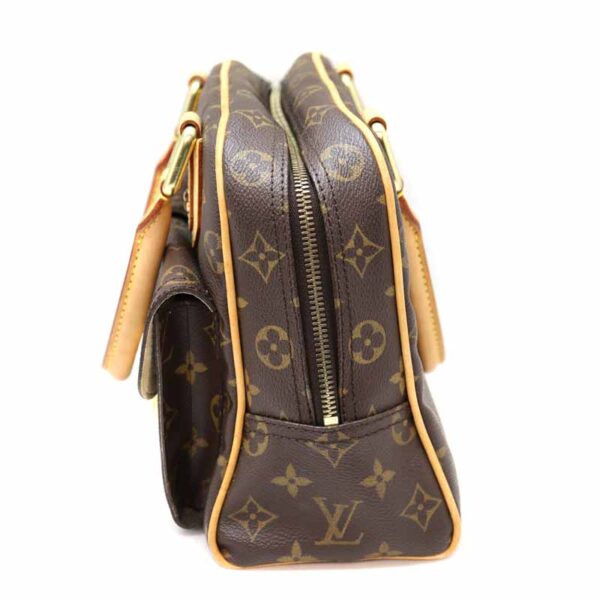 a22 4855 4 Louis Vuitton Manhattan PM Handbag Monogram Canvas Brown