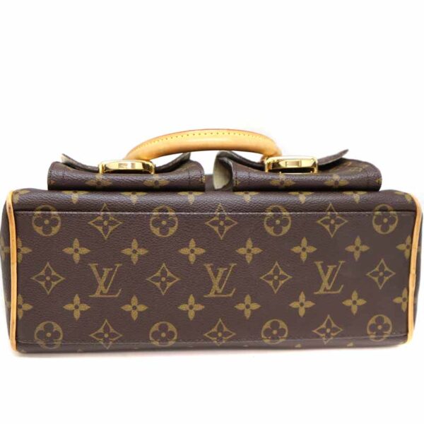 a22 4855 6 Louis Vuitton Manhattan PM Handbag Monogram Canvas Brown