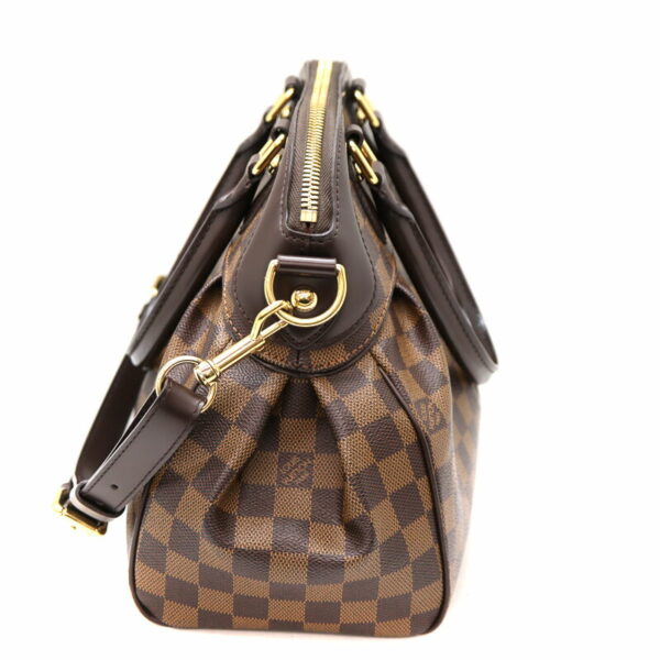 a22 4878 4 Louis Vuitton Trevi PM Shoulder Bag Damier Canvas Ebene Brown