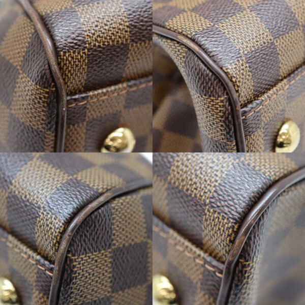 a22 4878 7 Louis Vuitton Trevi PM Shoulder Bag Damier Canvas Ebene Brown