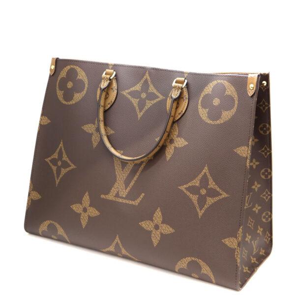 a22 4975 1 Louis Vuitton On the Go GM Handbag Tote Bag Giant Brown