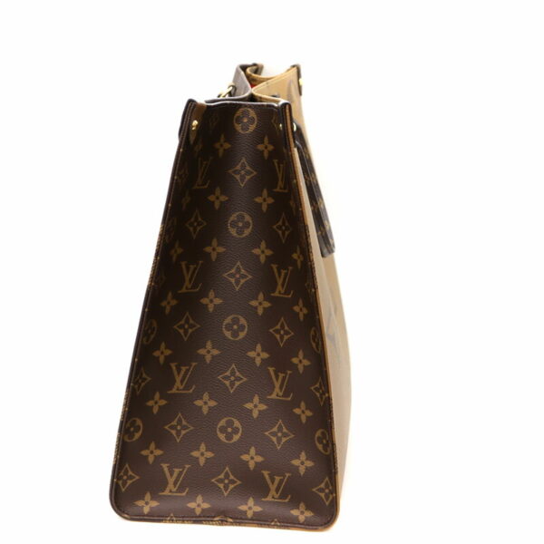 a22 4975 4 Louis Vuitton On the Go GM Handbag Tote Bag Giant Brown