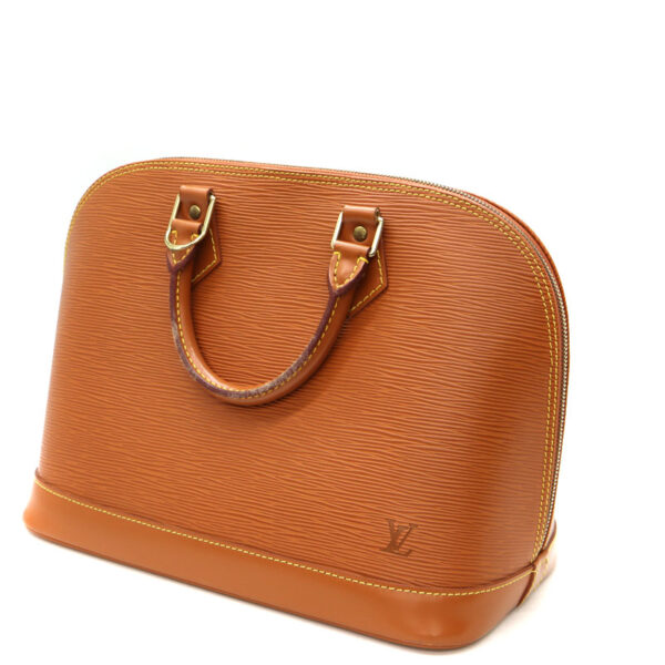 a22 5062 1 Louis Vuitton Alma Handbag Epi Brown