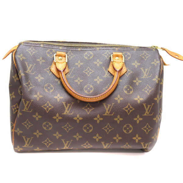 a22 5091 2 Louis Vuitton Speedy 30 Handbag Monogram Canvas Brown