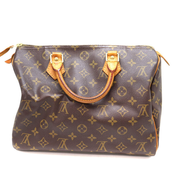 a22 5091 3 Louis Vuitton Speedy 30 Handbag Monogram Canvas Brown