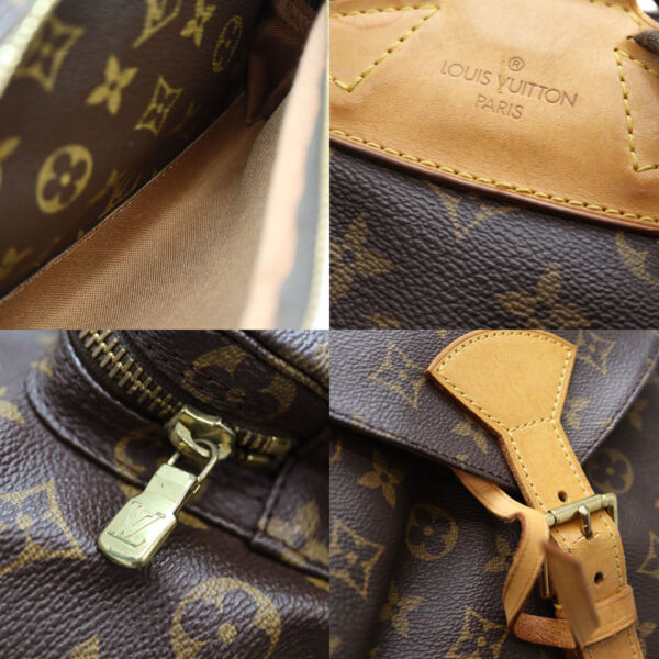 a22 5124 8 Louis Vuitton Monsouris MM Rucksack Monogram Canvas Brown