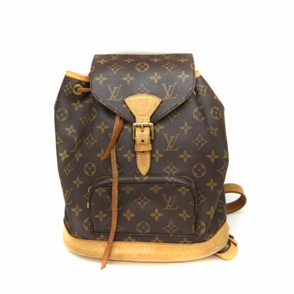 a22 513 2 Louis Vuitton Monsouris MM Rucksack Monogram Canvas Brown