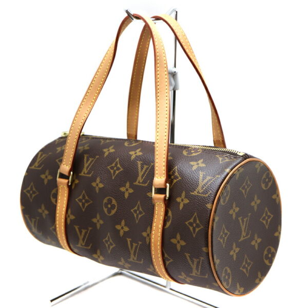 a22 5334 1 Louis Vuitton Papillon 26 Handbag Monogram Canvas Brown