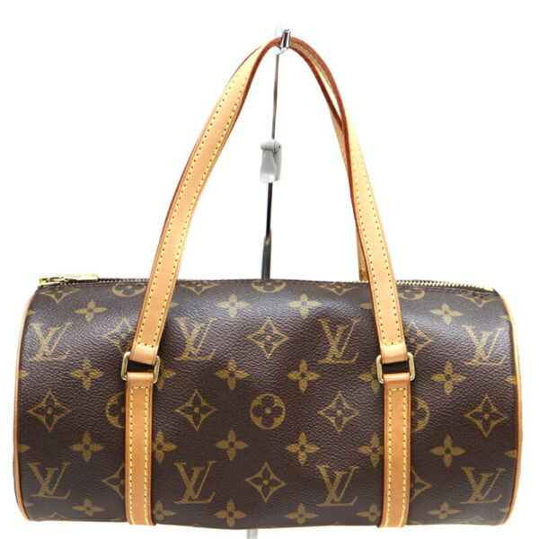 a22 5334 2 Louis Vuitton Papillon 26 Handbag Monogram Canvas Brown