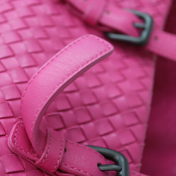 a22 5630 7 Bottega Veneta Intrecciato Tote Bag Leather Pink