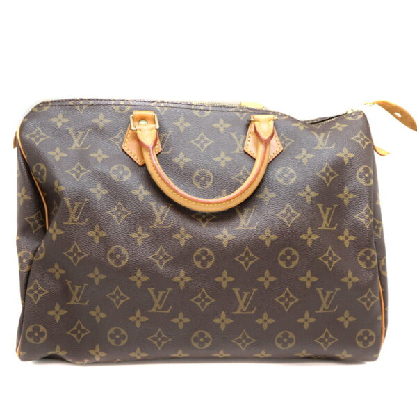 a22 5659 2 Louis Vuitton Speedy 35 Handbag Canvas Brown