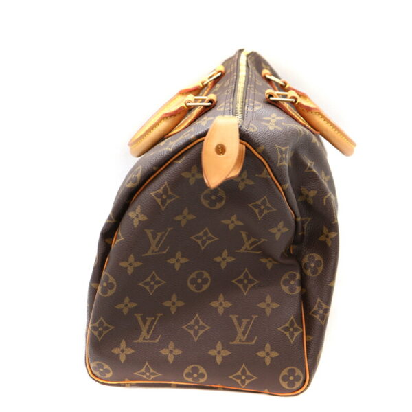 a22 5659 4 Louis Vuitton Speedy 35 Handbag Canvas Brown